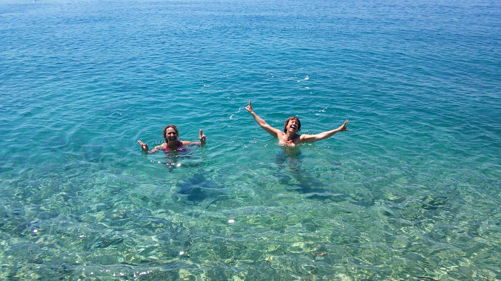 Türkisblau & kristallklar, das Meer in Kroatien
